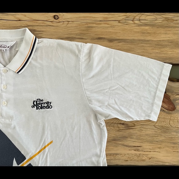 S🅾️LD. Vintage Tonix University Of Toledo Golf Tennis Polo Shirt - Picture 3 of 9